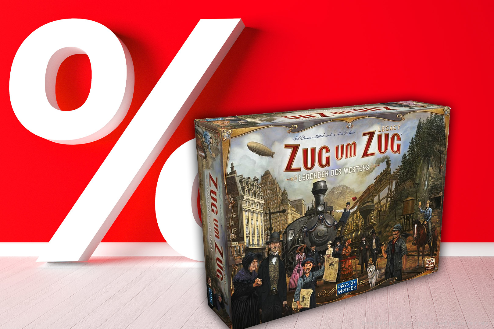 Zug um Zug Legacy: Legenden des Westens jetzt im Angebot