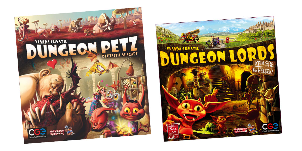 Dungeon Lords und Dungeon Petz wieder im Handel verfügbar