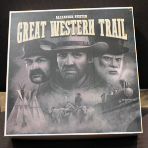 Prototyp  „Great Western Trail“ von Alexander Pfister, Brettspiel, Strategiestpiel