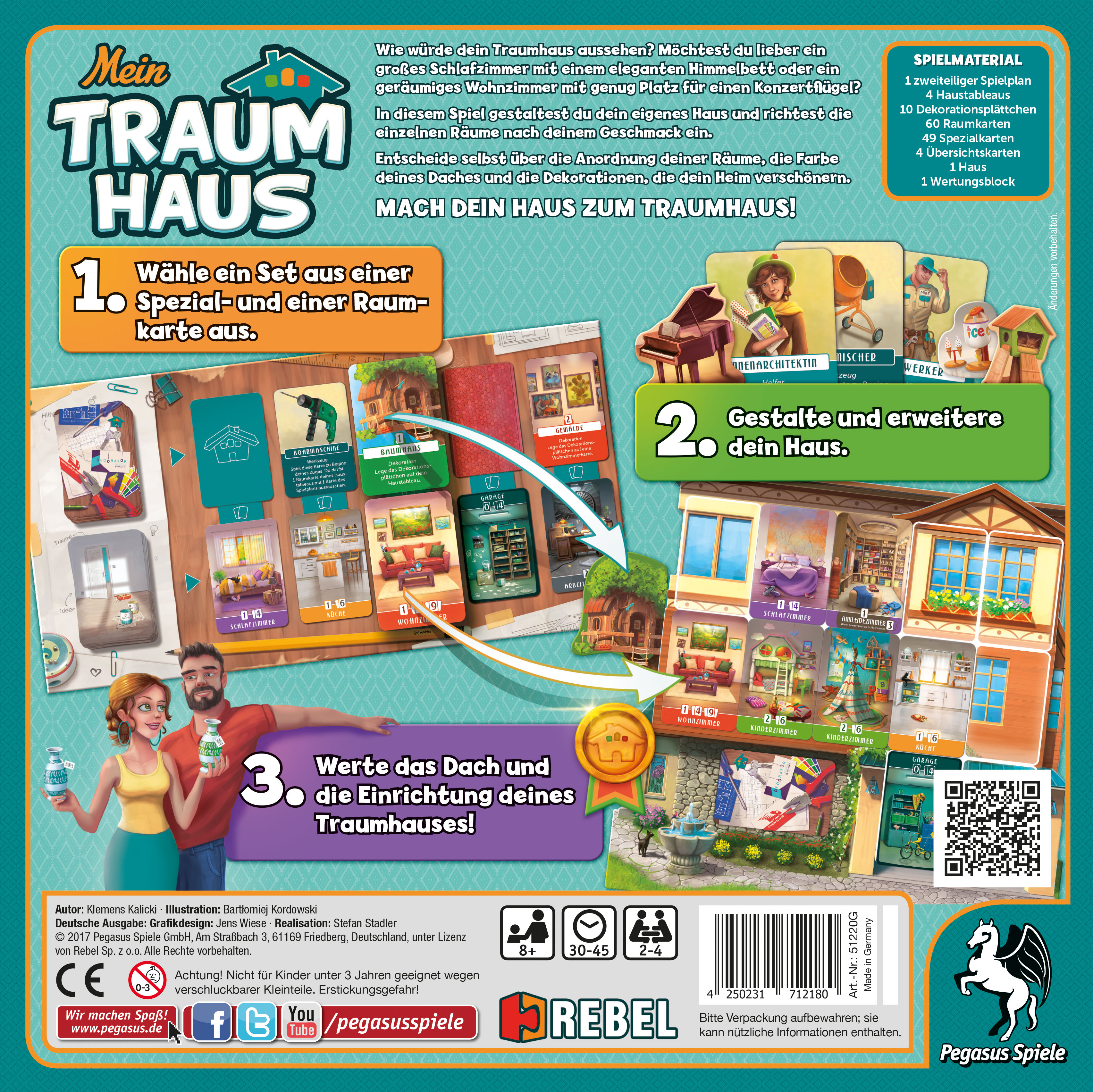 Mein Traumhaus ab Februar im Handel erhältlich pegasus spiele