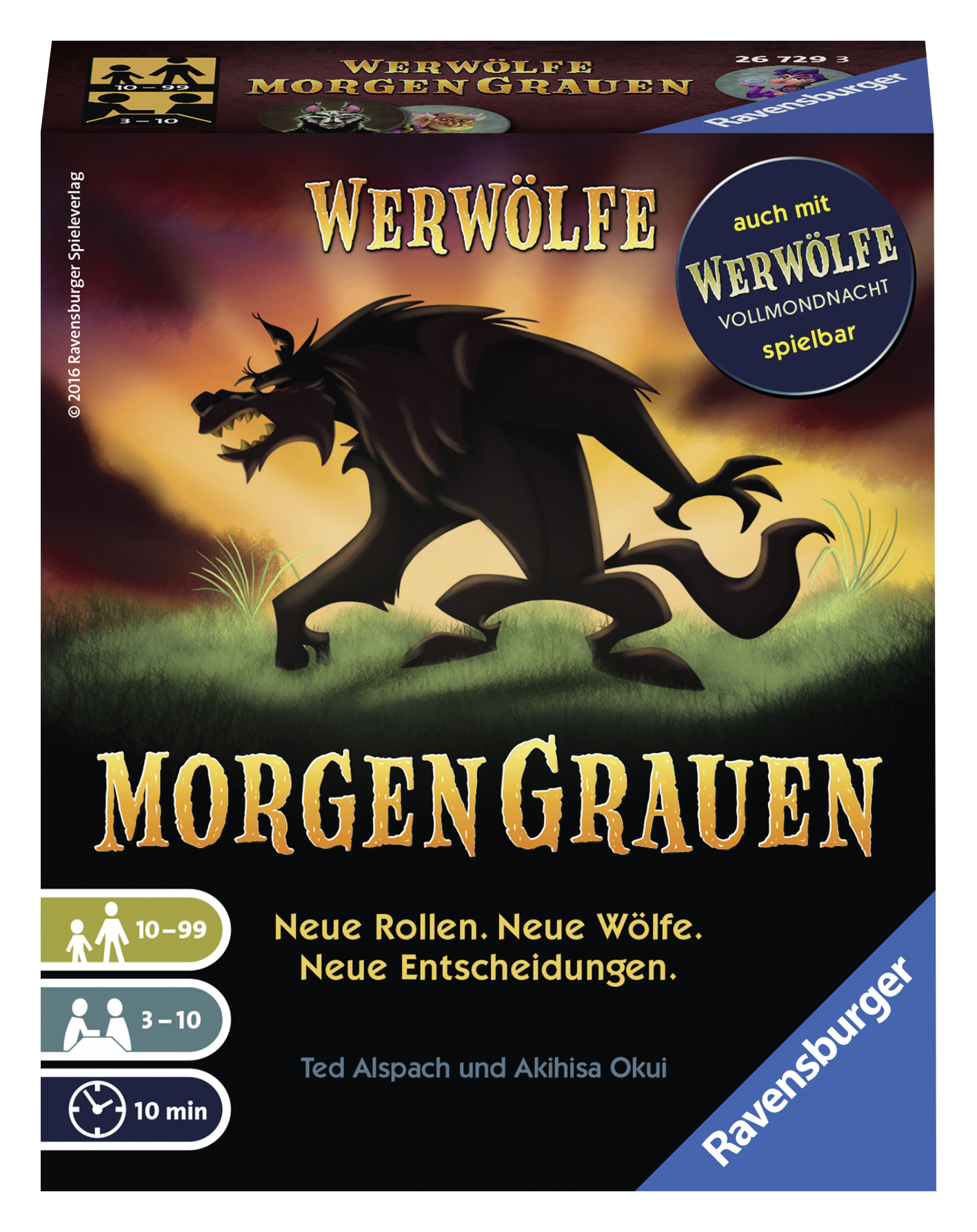 Werwölfe Morgengrauen ist bei Ravensburger erschienen