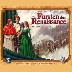 Martin Wallace Fürsten der Renaissance erscheint 2016, Martin Wallace, Heidelberger Spieleverlag