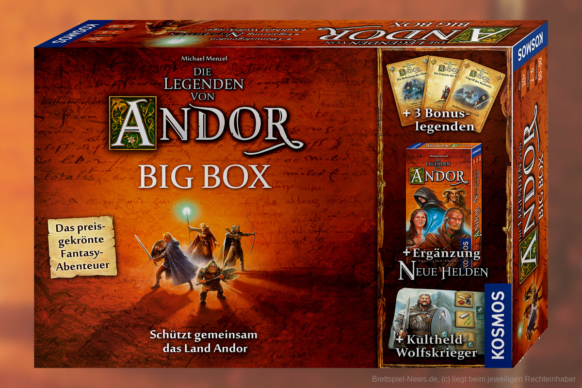 Die Legenden von Andor - Big Box | erscheint im Sommer 2022
