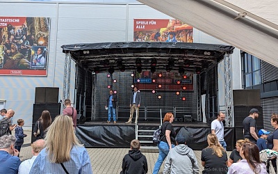 Einweihungsfeier der neuen Pegasus Spiele Gebäude