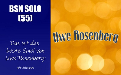 #347 BSN SOLO (55) | Das ist das beste Spiel von Uwe Rosenberg