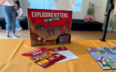 Exploding Kittens erhält zum 10. Geburtstag ein eigenes Brettspiel