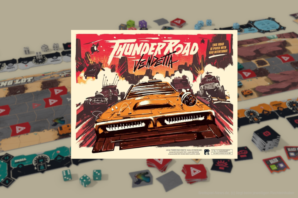 Kickstarter zu Erweiterung zum erfolgreichen Kickstarter-Projekt einer Neuauflage eines Klassikers von 1986 gestartet: Tunder Road: Vendetta