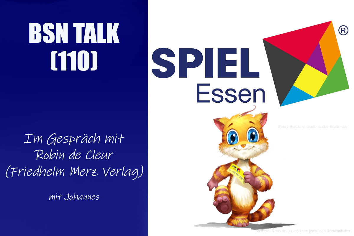 #364 BSN TALK (110) | im Gespräch mit Robin de Cleur (Friedhelm Merz Verlag)