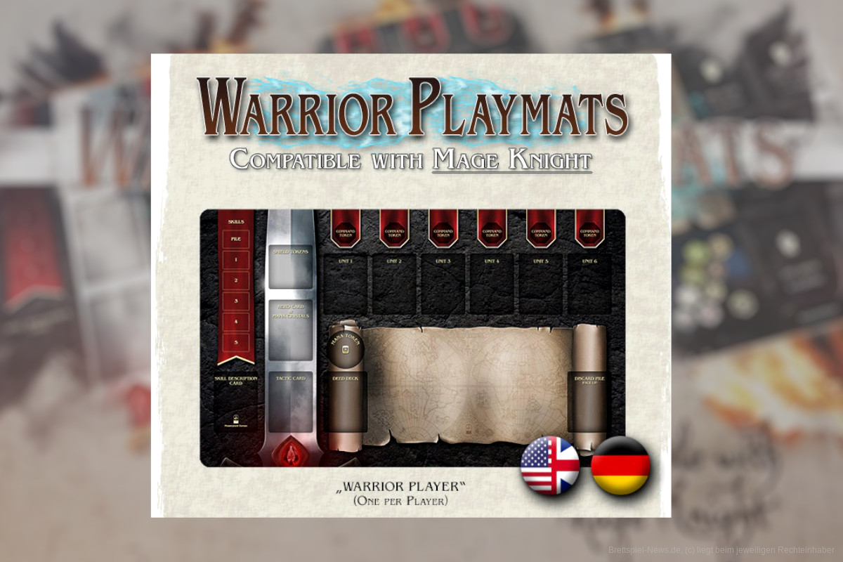 Warrior Playmats für Mage Knight