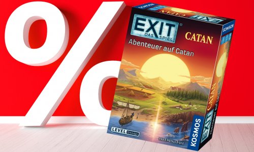 EXIT trifft auf Catan und auf Amazon auch noch auf Rabatt
