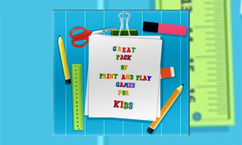 Kickstarter | Great Pack of Print & Play Games for Kids