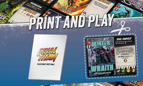 Bastelst du noch oder spielst du schon? - Print & Play am praktischen Beispiel