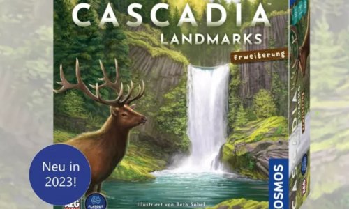 Cascadia: Landmarks als erste Erweiterung zum Spiel des Jahres 2022