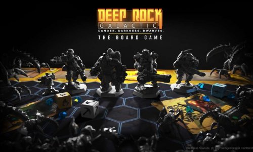 Deep Rock Galactic: The Boardgame | Weltraum-Zwerge graben sich zu Kickstarter